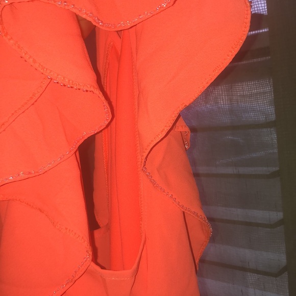 Perfect brunch neon orange dress by GB - Picture 7 of 9